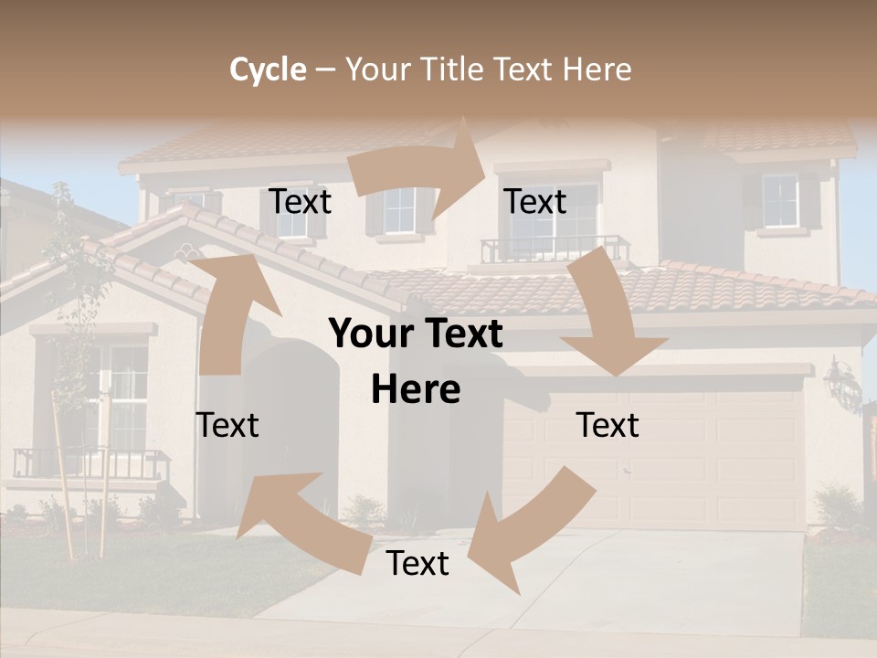 Nice Burbs Neighborhood PowerPoint Template