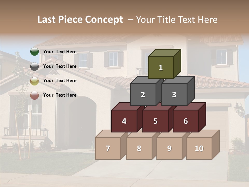 Nice Burbs Neighborhood PowerPoint Template