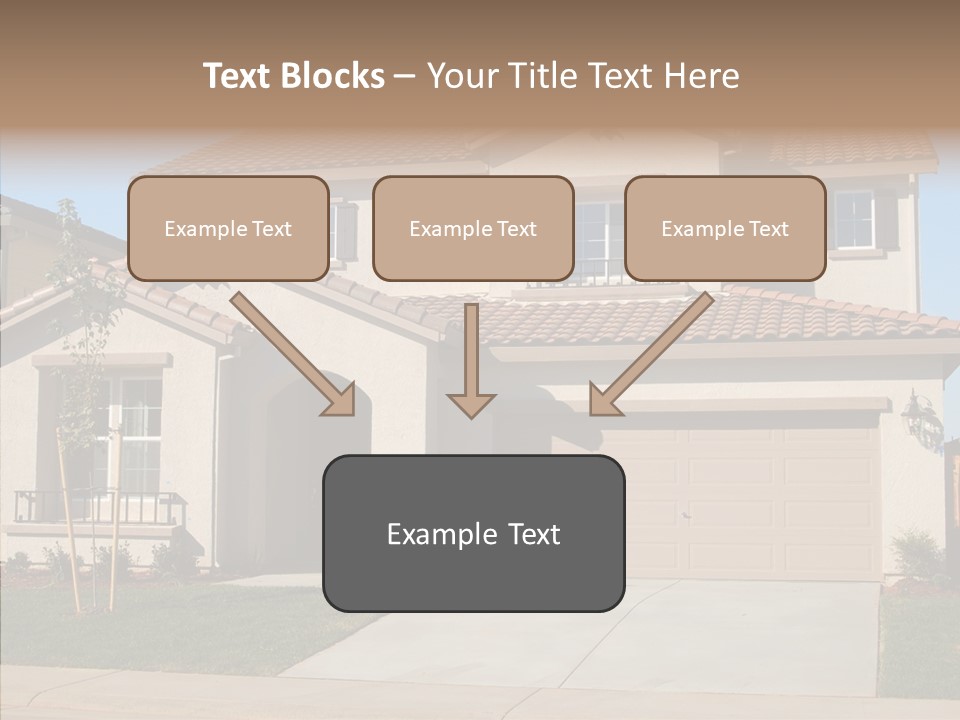 Nice Burbs Neighborhood PowerPoint Template