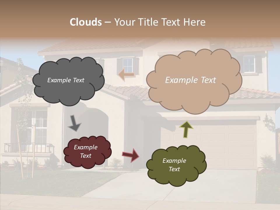 Nice Burbs Neighborhood PowerPoint Template