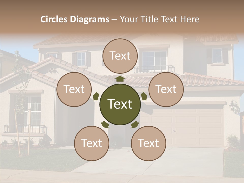 Nice Burbs Neighborhood PowerPoint Template