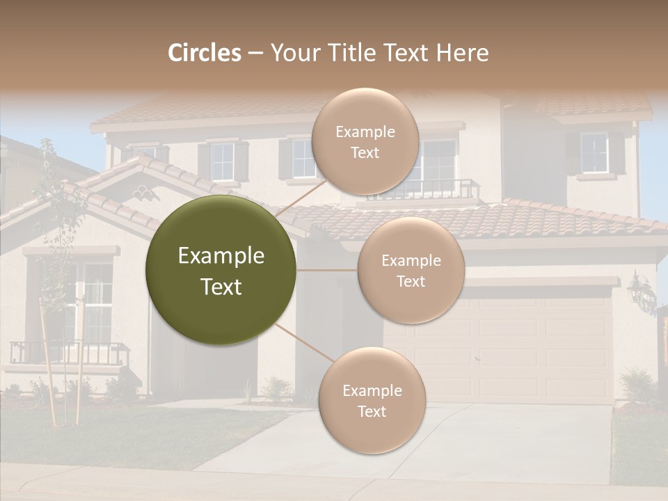 Nice Burbs Neighborhood PowerPoint Template