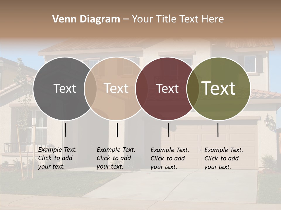 Nice Burbs Neighborhood PowerPoint Template