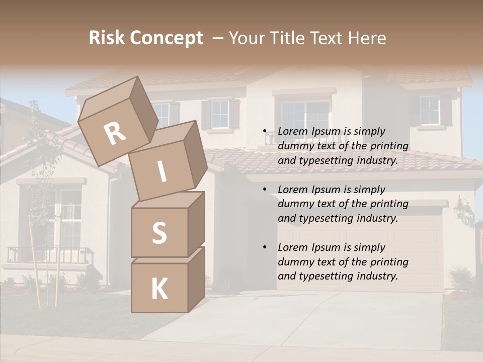 Nice Burbs Neighborhood PowerPoint Template