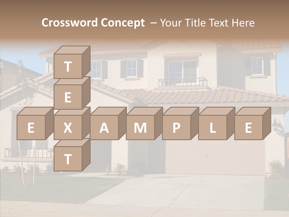 Nice Burbs Neighborhood PowerPoint Template