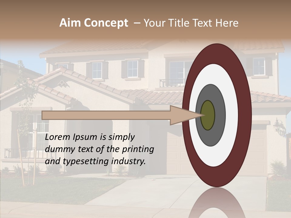 Nice Burbs Neighborhood PowerPoint Template