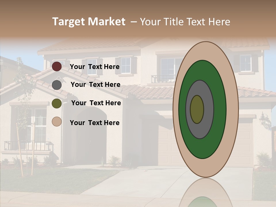 Nice Burbs Neighborhood PowerPoint Template