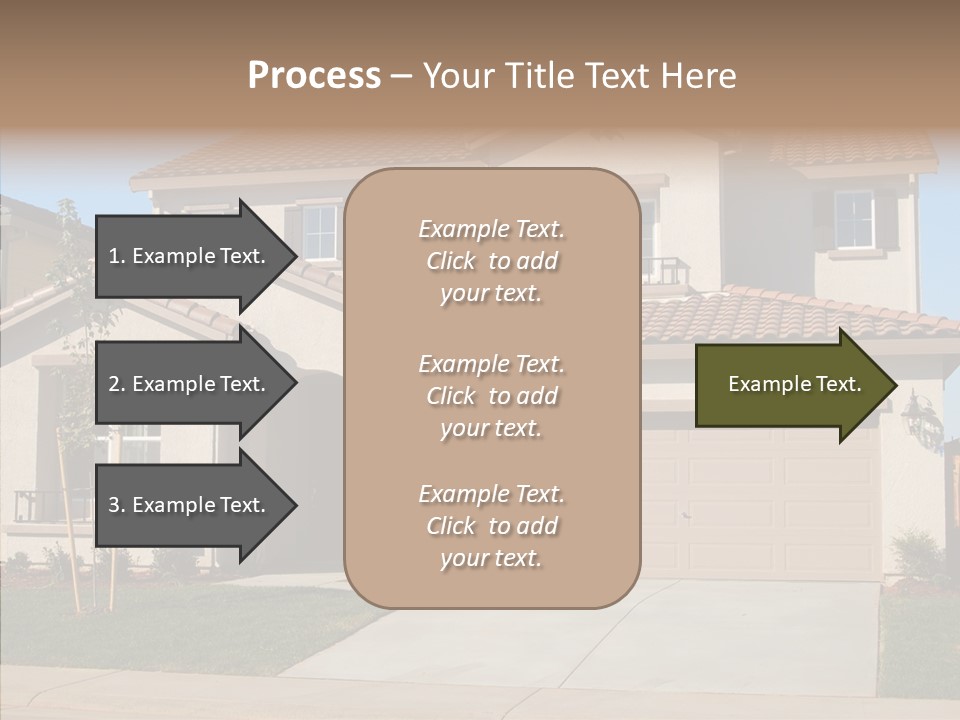 Nice Burbs Neighborhood PowerPoint Template