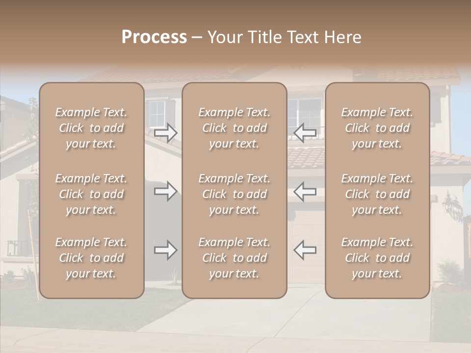 Nice Burbs Neighborhood PowerPoint Template
