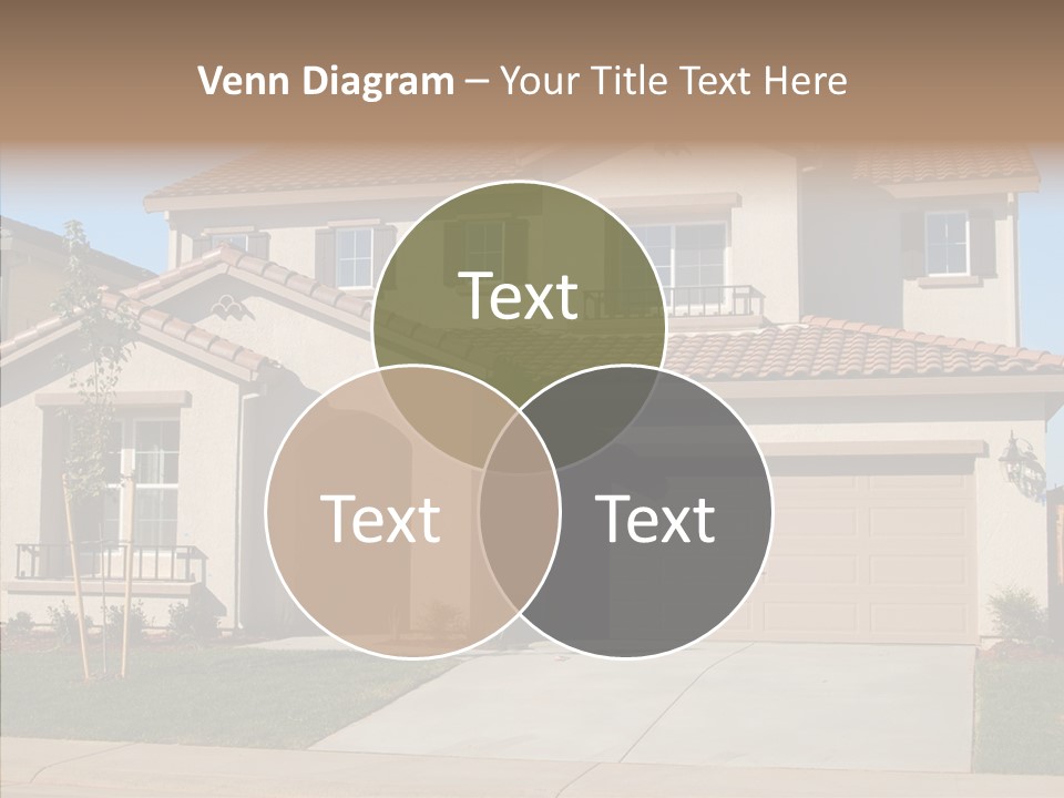 Nice Burbs Neighborhood PowerPoint Template
