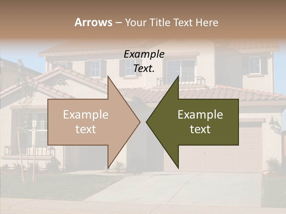 Nice Burbs Neighborhood PowerPoint Template
