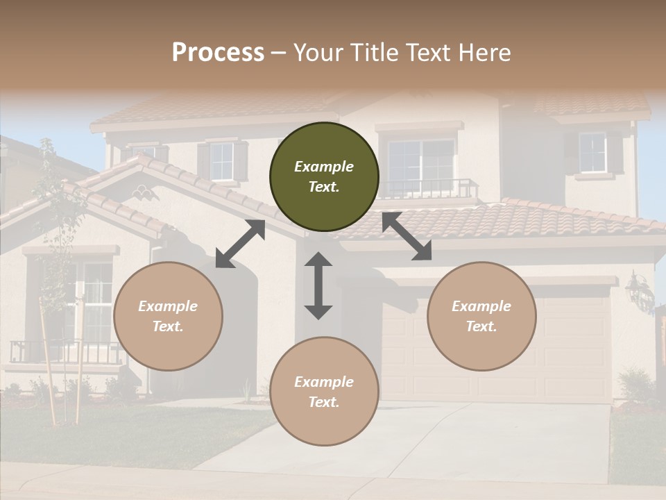 Nice Burbs Neighborhood PowerPoint Template