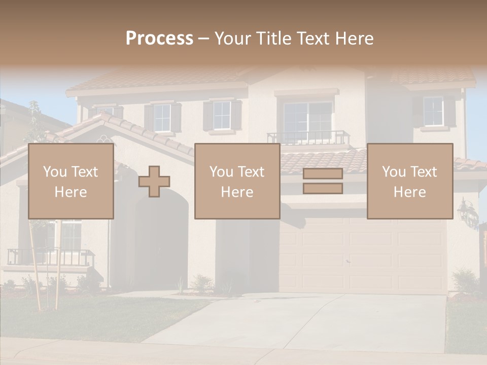 Nice Burbs Neighborhood PowerPoint Template