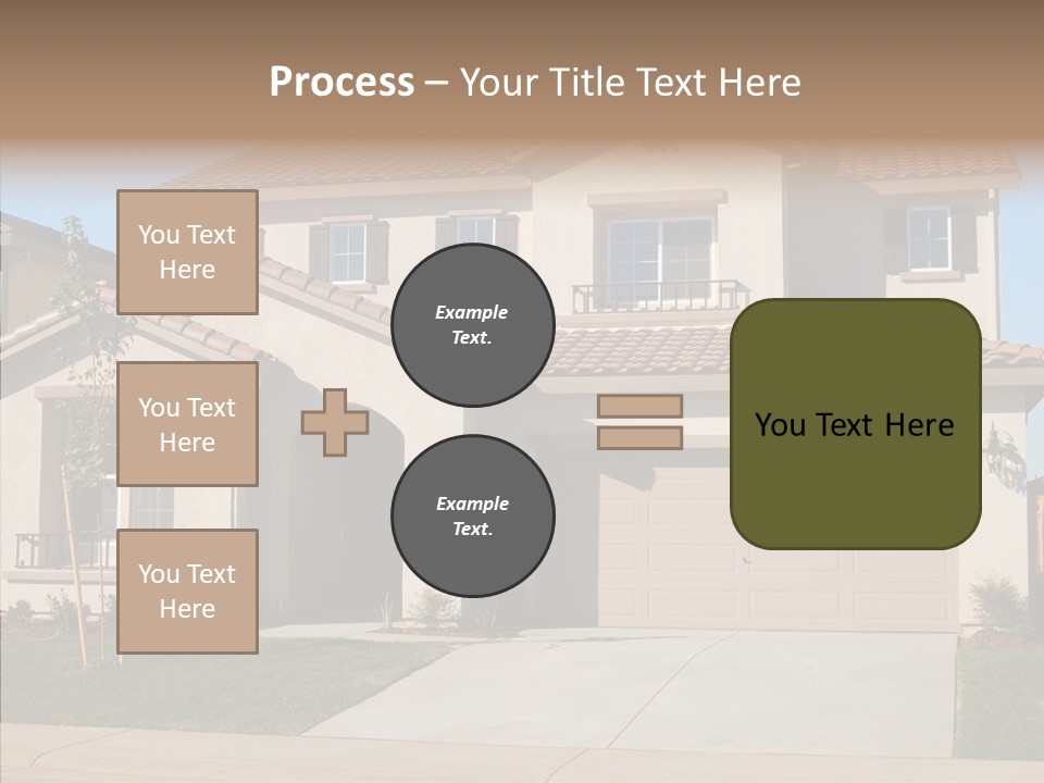 Nice Burbs Neighborhood PowerPoint Template