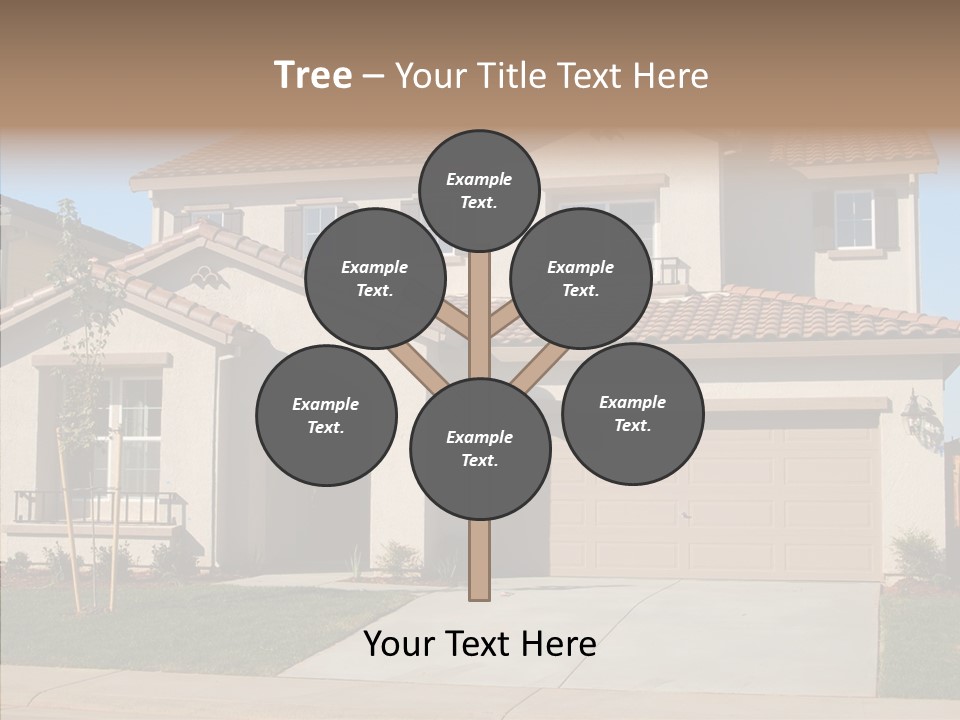 Nice Burbs Neighborhood PowerPoint Template