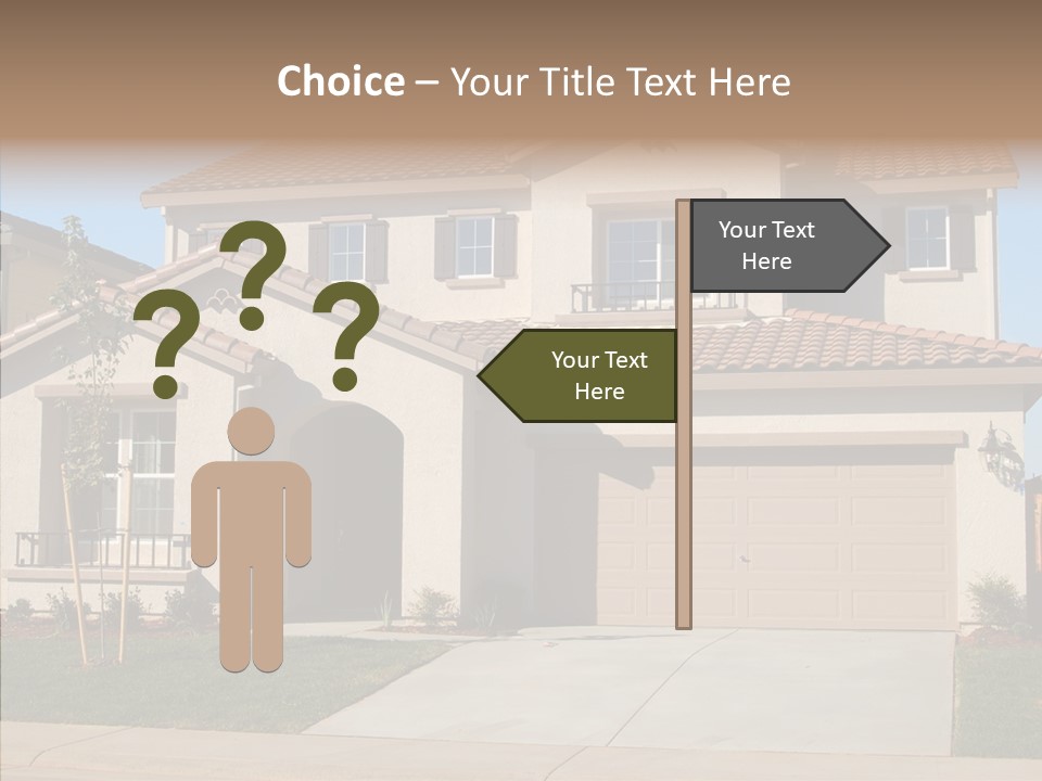 Nice Burbs Neighborhood PowerPoint Template