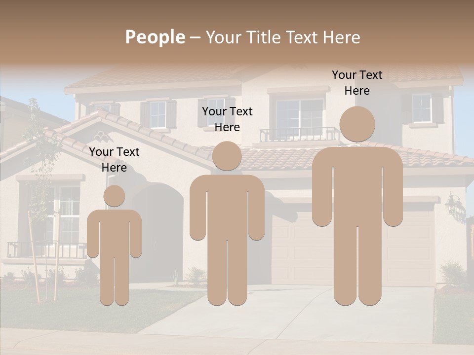 Nice Burbs Neighborhood PowerPoint Template