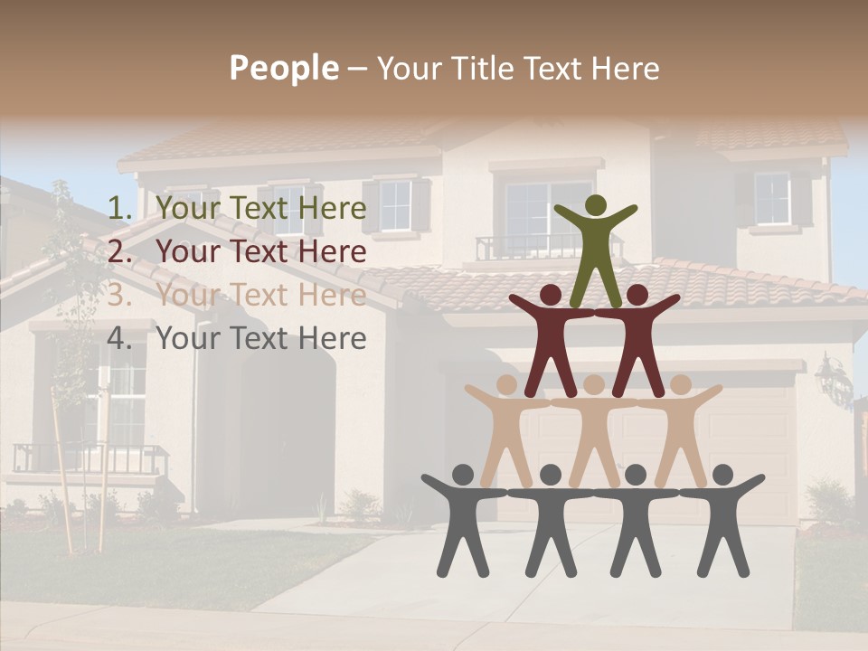 Nice Burbs Neighborhood PowerPoint Template