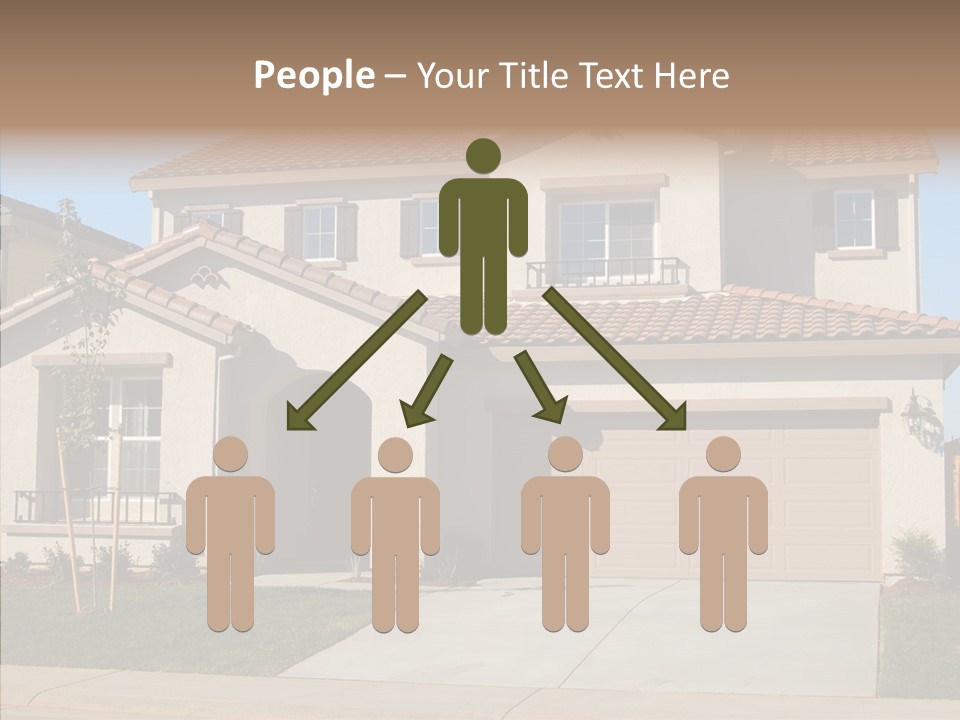 Nice Burbs Neighborhood PowerPoint Template