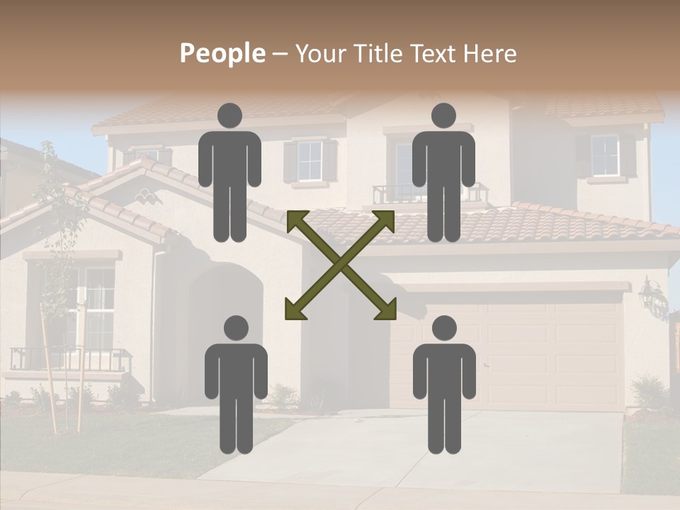 Nice Burbs Neighborhood PowerPoint Template