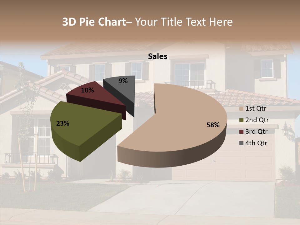 Nice Burbs Neighborhood PowerPoint Template