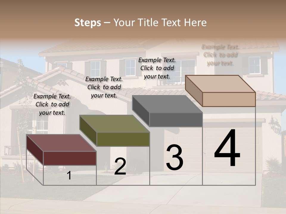 Nice Burbs Neighborhood PowerPoint Template
