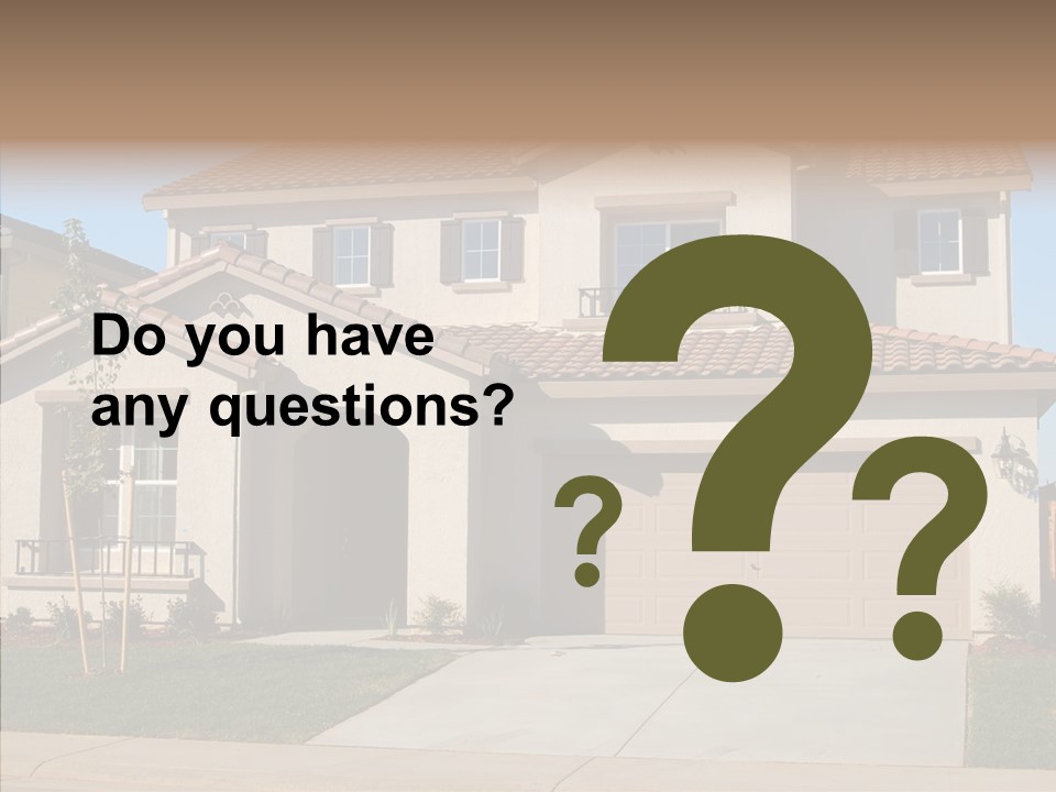 Nice Burbs Neighborhood PowerPoint Template