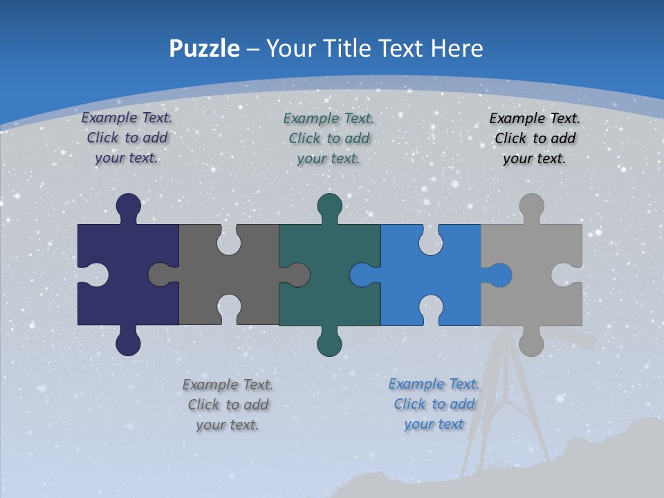 Way Outer Cluster PowerPoint Template