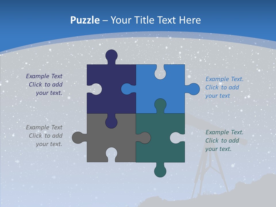 Way Outer Cluster PowerPoint Template