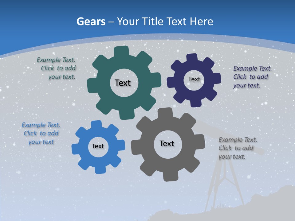 Way Outer Cluster PowerPoint Template