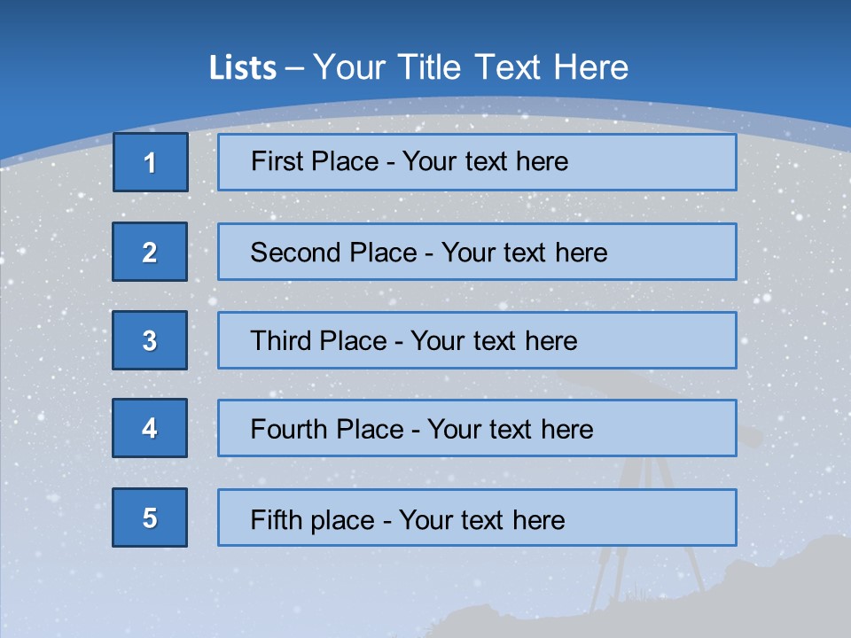 Way Outer Cluster PowerPoint Template