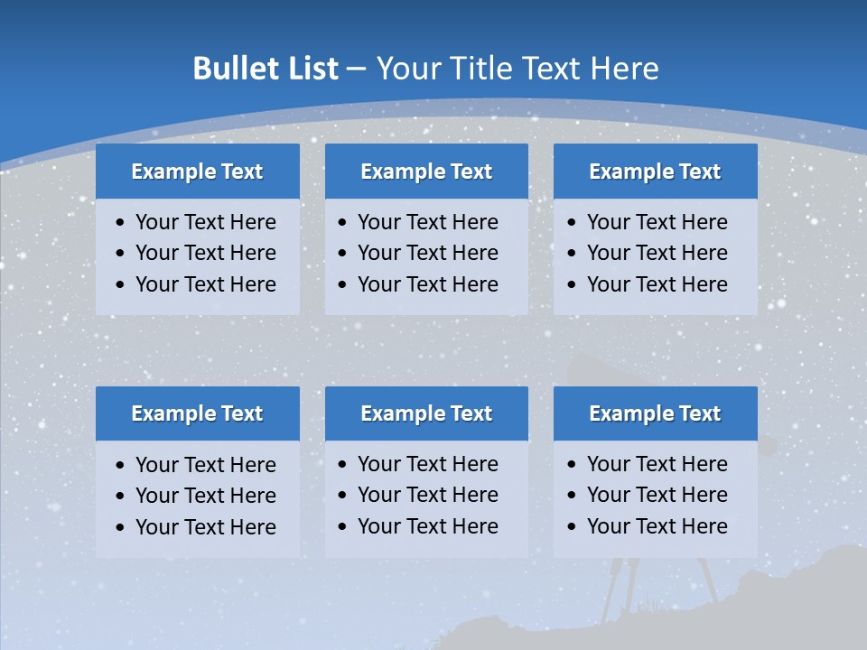 Way Outer Cluster PowerPoint Template