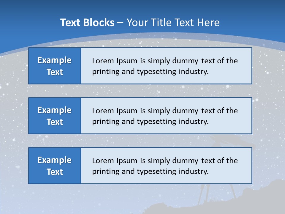 Way Outer Cluster PowerPoint Template