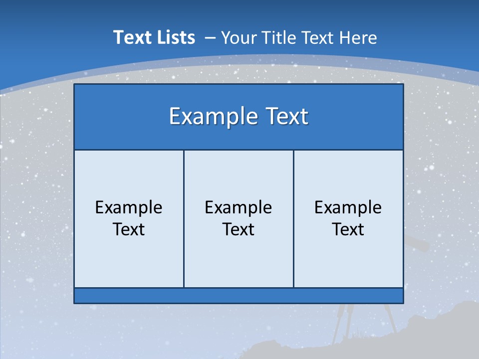 Way Outer Cluster PowerPoint Template