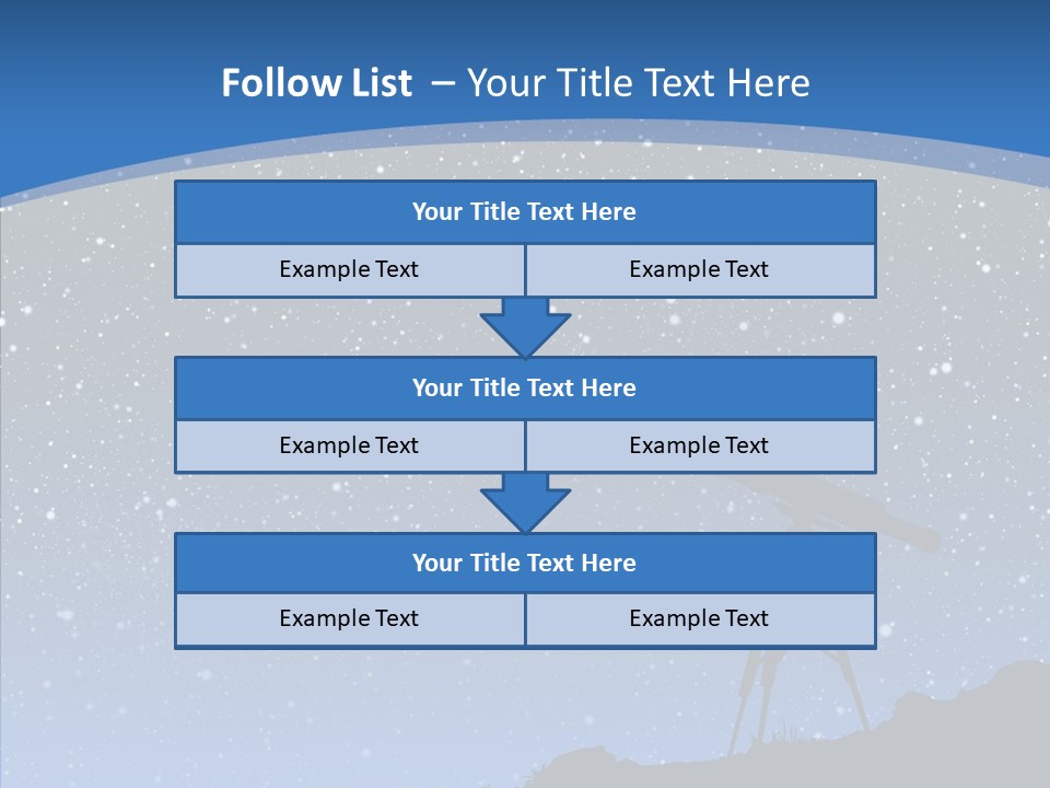 Way Outer Cluster PowerPoint Template