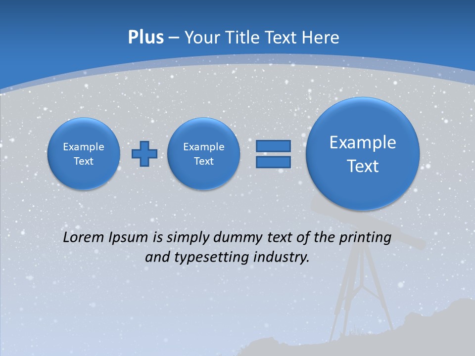 Way Outer Cluster PowerPoint Template