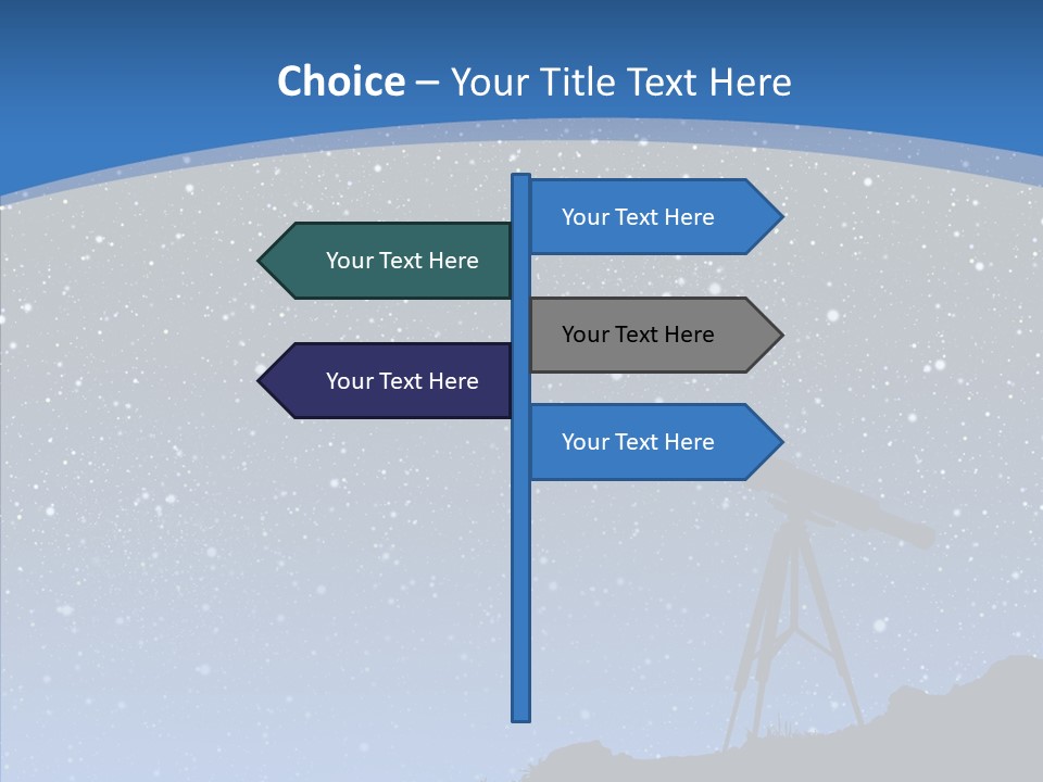 Way Outer Cluster PowerPoint Template