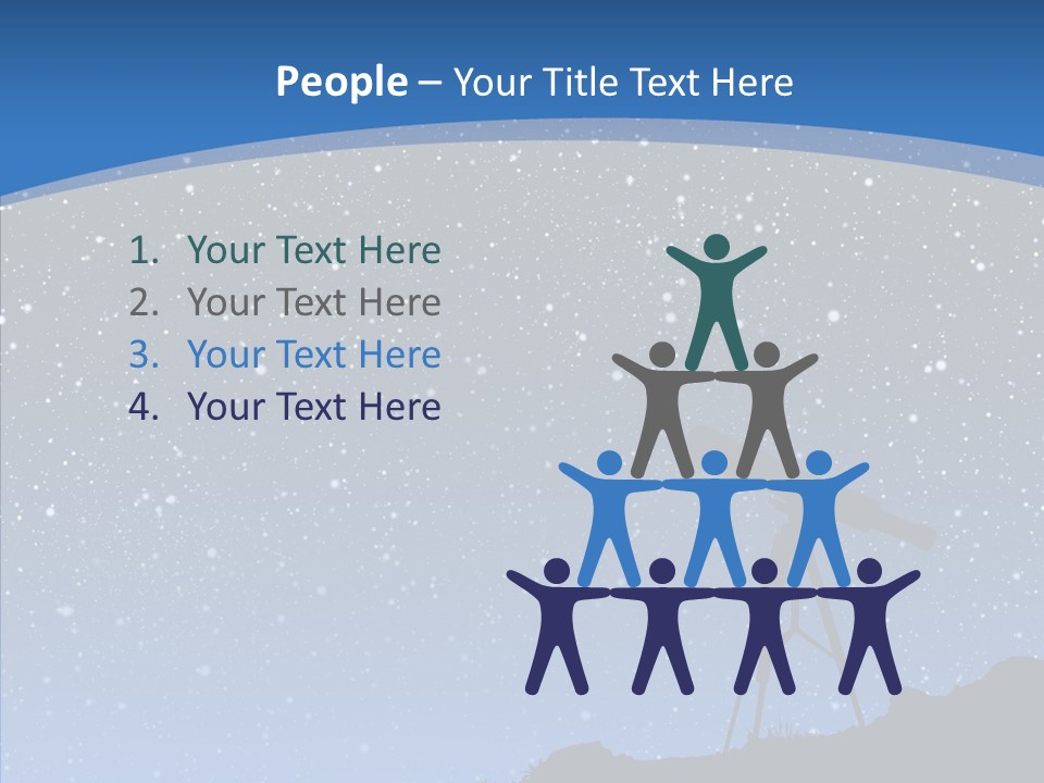 Way Outer Cluster PowerPoint Template