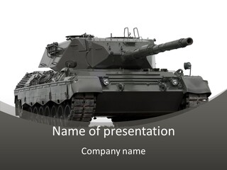Allied Armored Aggressive PowerPoint Template