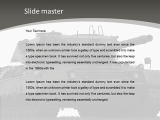 Allied Armored Aggressive PowerPoint Template