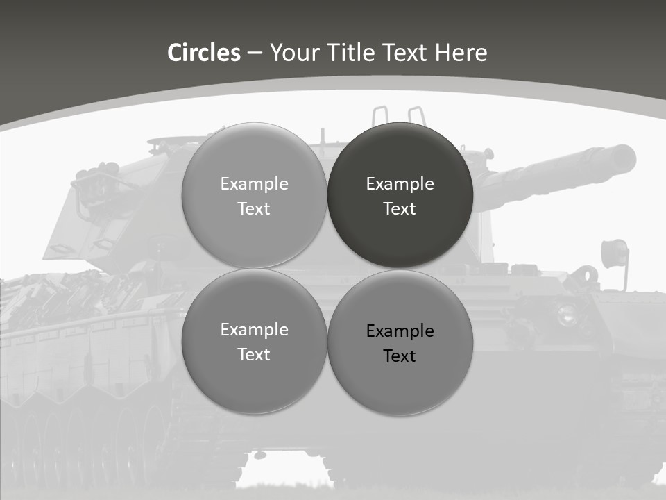 Allied Armored Aggressive PowerPoint Template