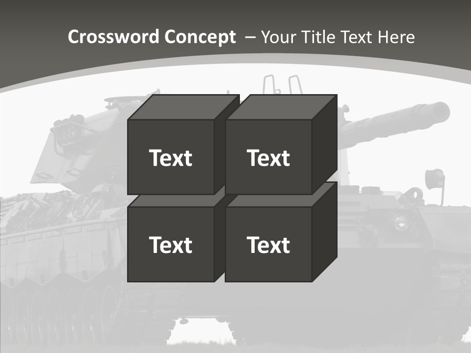 Allied Armored Aggressive PowerPoint Template