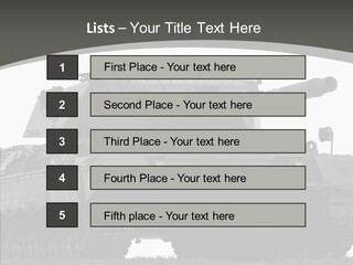 Allied Armored Aggressive PowerPoint Template