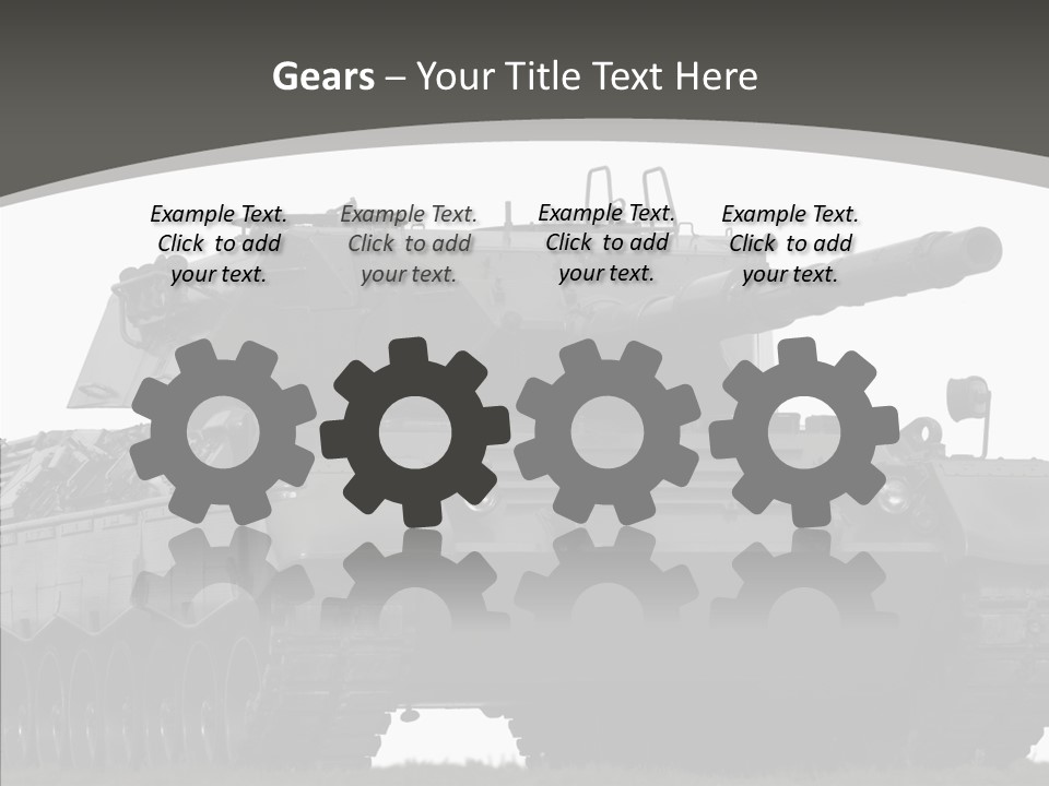 Allied Armored Aggressive PowerPoint Template