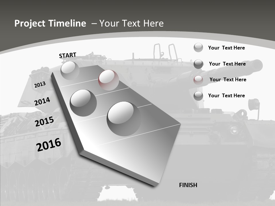 Allied Armored Aggressive PowerPoint Template