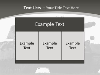 Allied Armored Aggressive PowerPoint Template