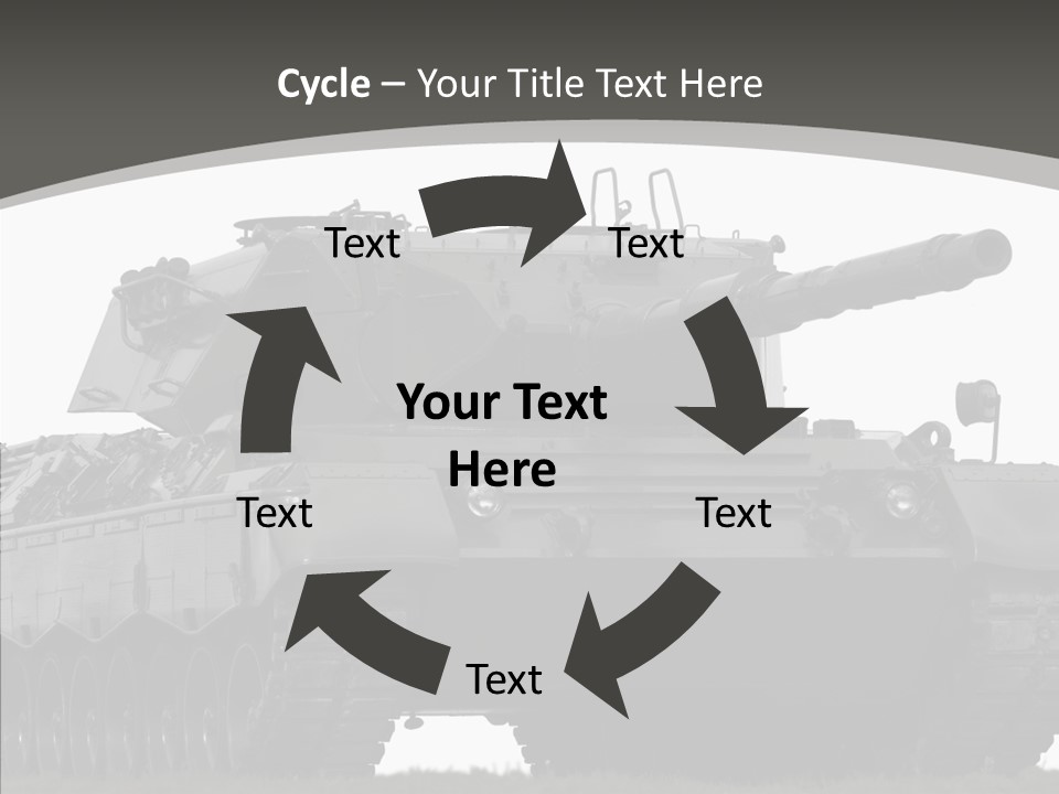 Allied Armored Aggressive PowerPoint Template