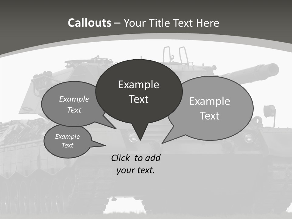Allied Armored Aggressive PowerPoint Template