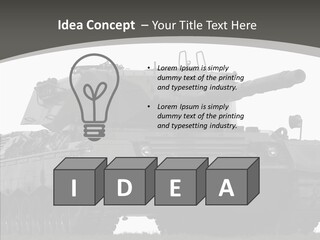 Allied Armored Aggressive PowerPoint Template