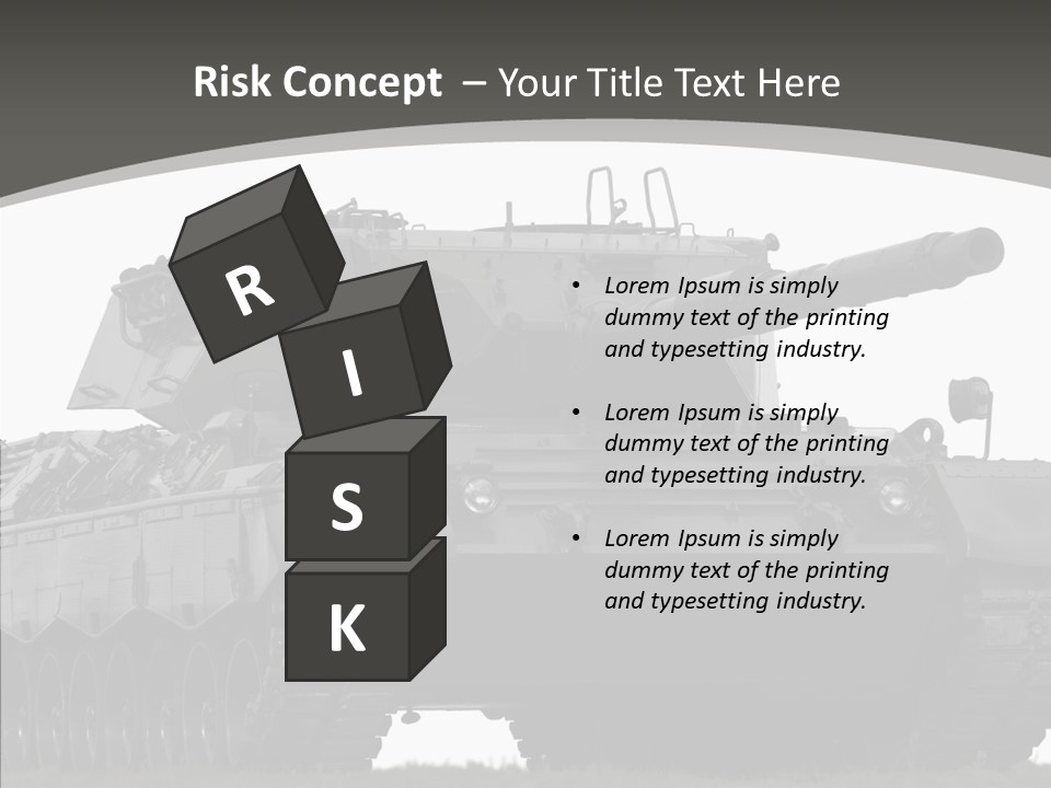 Allied Armored Aggressive PowerPoint Template